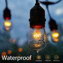 S14 Incandescent Edison Light Bulbs - 11W Vintage Clear Glass Bulbs with E26 Medium ScrewBase, Warm Filament Replacement Bulbs for Outdoor Patio Garden String Lights, 20 Pack