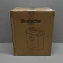 Woolsche 12-Sheet Cross Cut Paper Shredder with Large 5.55-Gallon Basket - P-4 Security, 3-Mode Shred for Cards/CDs/Staples/Clips - Jam Proof System for Office (ETL Certified)