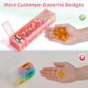 Daviky Extra Large Weekly Pill Organizer 2 Times a Day, XXL Pill Box 7 Day with AM PM Large Compartments, BPA-Free Daily Medicine Case, Jumbo Pill Holder for Fish Oils, Vitamins & Supplements