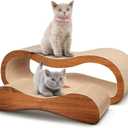 2 in 1 Cat Scratch Pads, Cat Scratcher, Durable Board Pads Prevents Furniture Damage,Large,Wood