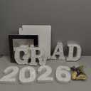 Ceenna Class of 2026 Graduation Decorations "grad" "2026" LED Marquee Letters Light Boxes Congrats Balloons Cap Card for Grad Party Decorations 2026 Home Table Decor, for Any Grades