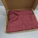 FUTEI Pack of 2 Burgundy Decorative Throw Pillow Covers 20x20 Inch Soft Cozy Solid Boucle Textured Cushion Case,Modern Home Decor for Couch Bed Living Room