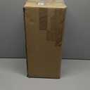 Arturesthome 1 Light Boho Black Rattan Pendant Light Fixture, Farmhouse Ceiling Chandelier, Retro Wicker Hanging Lamp for Kitchen Island Sink 8.6" 19.6"