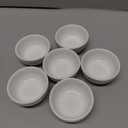 2.3 oz Mini Bowls, Set of 6 Small Bowls for Sauces Dippings Charcuterie Snacks Condiments, White