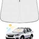 Windshield Sun Shade for Subaru Forester 2019-2024 Accessories Thicken 6-Layer Foldable Front Window Sunshade Sun Visor Protector Block UV Rays Keep Vehicle Cool