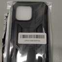 FNTCASE for iPhone 16 Pro Max Case: Military Grade [Built-in Screen Protector] [Kickstand] Matte Textured Drop Proof Protection Cover | Rugged Shockproof TPU Protective Sturdy Phone Cases - Black