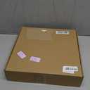 Drum Lamp shades Set of 2, White Line Lamp Shades for Table Lamps Floor Lamp, 13" Top X 13" Bottom X 10" High Large Fabric Lamp Shades, Easy Assembly Replacement Lampshades