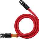 K&F CONCEPT Camera Neck Strap,100cm Nylon Rope Camera Shoulder Strap with O-ring for DSLR Camera-Red