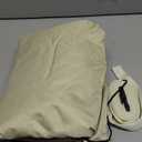 Double Egg Chair Cover Waterproof 420D Oxford Hanging Outdoor Furniture Covers for Patio Wicker Egg Swing Cocoon Chair, 91x80 Inches,Beige