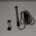 YukiHalu Small Submersible Aquarium Heater, Adjustable Mini Fish Tank Heater 25W 50W 100W 200W 300W with External Temperature Controller, LED Display, Used for 5/10/20/40/60 Gallons (100 Watts)