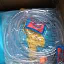 Inflatable Bounce House for Kids, 12.8 FT x 12 FT Water Slide Bouncy Castle, Rainbow Cloud Splash Pool, Jumper, Climbing Wall, 2 Basketball Hoops, Included Blower