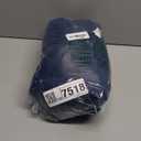 Exclusivo Mezcla Fleece Throw Blanket for Couch, Super Soft Striped Jacquard Bed Blanket, Lightweight Fuzzy Cozy for All Seasons, 50x60 Inches, Navy Blue