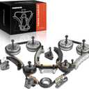 A-Premium Engine Timing Chain Kit W/VVT Sprocket [fits DOHC, V6 3.0L 3.2L 3.6L] Compatible with Chevy & GMC & Pontiac & Saab & Saturn & Suzuki & Buick & Cadillac, fits Equinox, Canyon, G6, XTS & More