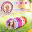 27.6 Inch Large Play Tunnel for Kids Colorful Play Tent Crawl Tunnel Toddlers Babies Children or Dogs, Collapsible Gift for Boy Girl Toys Indoor Outdoor(1 Pcs), 27.6 x 28.35 x 70.9 inches
