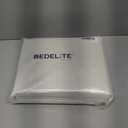 BEDELITE King Size Sheets Set, Luxury Soft Ivory White Satin Sheets for Hair and Skin, Similar to Silk Bed Sheets Set 4 Pieces with 1 Deep Pocket Fitted Sheet, 1 Flat Sheet, and 2 Pillowcases