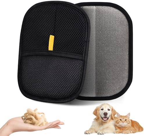 VerdeVilla Pet Hair Remover, Electrostatic Pet Hair Removal Gloves, Reusable Cat & Dog Hair Remover for Couch, Furniture, Carpet, Car Seat, Upgraded Animal Fur Removal Tool, Cat Grooming Gloves-1 PCS
