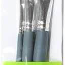 Winsor & Newton Foundation Oil Hog Brush Set, Short Handle, Flat, 3 Pack