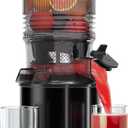 Cold Press Juicer  Hands-Free Electric Masticating Juicer Machine with 6.5" Large Feed Chute, 350W Masticating Juicer Machine For More Juice, Less Pulp, High Juice Yield  Easy Cleanup & Assembly