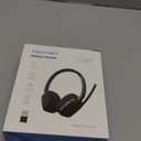 TECKNET Wireless Headset with Mic for Work, V6.0 Bluetooth Headset with AI Noise-Cancelling Microphone & USB-A Dongle, 50H Playtime & Mute, On-Ear Headphones for PC, Laptop, Phone, Office & Trucker