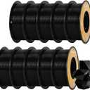 Kingroon High Speed PLA Bundle 3D Printer Filament 1.75mm, 3D Printer Rapid Filament for 30-600mm/s Hyper Printing Filament, Dimensional Accuracy +/- 0.03 mm, 10 kg Plastic Spool (22lbsBlack