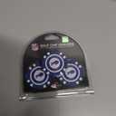 Team Golf NFL Poker Chip Size with Pop Out Smaller Double-Sided Enamel Markers (Multi Team Color)