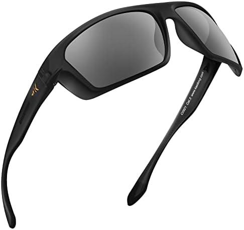 KastKing Huzzah Polarized Sport Sunglasses for Men and Women, Ideal for Driving Fishing Cycling and Running,UV Protection