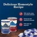 Blue Buffalo Homestyle Recipe Adult Wet Dog Food, Made with Natural Ingredients, Chicken and Beef Dinner Variety Pack, 12.5-oz Cans (6 Count, 3 of each) (EXP 02/22/28)