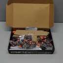 Realistic Toy Gun for Nerf Gun's Soft Bullets, Automatic MP9 Toy Set with 100 Soft Darts, 2 Magazines, Scope, High Capacity Battery, Electric Toy Machine Gun for Kids Age 6-12