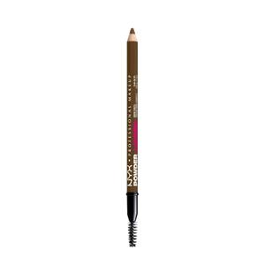 NYX PROFESSIONAL MAKEUP Powder Louder Eyebrow Pencil, Brow Pencil with Buildable Volume For Up To 12HR Wear, Vegan Formula - Soft Brown (0.04 Ounce (Pack of 1))