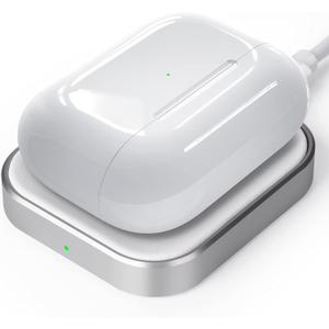 AirPods Pro Charger, Wireless Charging Station for AirPods Pro 3/ Pro 2/Pro, Wireless Charger for Airpods 4 (with Active Noise Cancellation)/ 3rd/ 2rd, White
