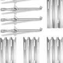 Grill Pipe Tube Burner Heat Plate Shield Replacement Parts for Vermont Castings CF9030, CF9080, VM400XBP, VM450SSP and Jenn Air JA460, JA461, JA580 Gas Grill Models