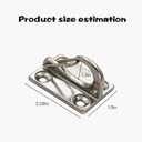 Dog Hooks for Wall, Dog Tie Out in The Yard, Indoor Dogs Leash Hook, Stainless Steel Construction, Perfect for Small, Medium & Large Dogs (2-Pack)