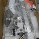 Tikom V500 Cordless Vacuum Cleaner for Home, 40000Pa/450W Stick Vacuum with LED Touch Screen, Charging Wall Dock, Anti-Tangle, Lightweight Handheld Vacuum for Pet Hair, Hard Floor, Carpet (Orange&white)