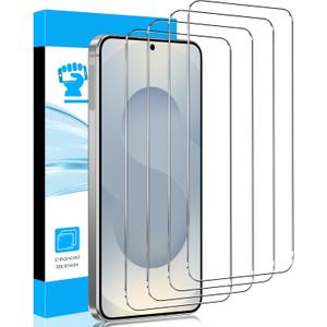 LYWHL 4 Pack for Samsung Galaxy S25 Edge Screen Protector, Tempered Glass HD Clear 9H Hardness Protective Film, Full Coverage Anti-Scratch Bubble Free Easy Install Case Friendly