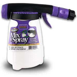 Bonide Auto Mix & Spray Hose End Sprayer for Weed and Insect Killer, Fungicide, Fertilizer with 14 Settings and 4 Spray Patterns