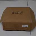 4 Pcs Extra Large Hat Organizer & Storage Box for Baseball Cap with Dual Clear Windows Dust-Proof Double Zipper, Stackable Design & Sturdy Handles for Closet, Grey