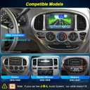 (4+64G) Android 14 Car Radio for Toyota 4Runner 2003-2009/Tundra 2003-2006/Sequoia 2003-2007, 7 Inch Stereo with Wireless Carpaly&Android Auto, Support Bluetooth/WiFi/GPS/FM/SWC/Backup Camera