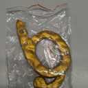 HILAZA House Number 6 for Outside, 5.5 Inch Cast Iron Metal Home House Address Numbers, Golden