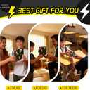 Trading Card Binder 4 Pocket,400 Pocket Card Collection Binder with 50 Removable Sleeves,PU Waterproof Top Card Book,3-Ring Zipper Collectible Trading Card Album for MTG/TCG/Card Holder Gift(Black) (Small)