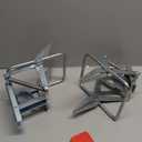 2 Pack Mole Traps,Galvanized Steel Scissor Trap,Reusable Mole Trap Killer,Easy Set Mole Eliminator Trap for Lawns