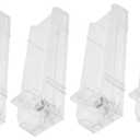 4Pcs Transparent Cigarette Display Rack Space Saving Cigarette Organizer for Retail Store Durable Auto Cigarette Pusher Efficient Storage for Dual Sided Shelves
