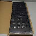 2 Pack of 4U Vented Blank Panel - Metal Rack Mount Filler Panel for 19in Server Rack Cabinet or Enclosure, Black (4U)