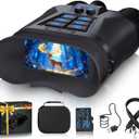 MAXDONE Night Vision Goggles - 4K Night Vision Binoculars for Adults with 5000mAh Fast Charging Battery, 8X Zoom, f/1.4 HD Camera, 32GB Card and 1968FT Viewing Range for Camping Hunting & Security