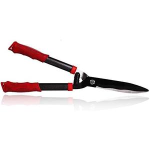 OARA Garden Hedge Shears forTrimming Borders, Boxwood, and Bushes, Hedge Clippers & Shears with Comfort Grip Handles, 21 Inch Carbon Steel Bush Cutter