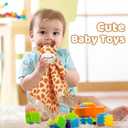 Pro Goleem Giraffe Loveys for Babies Soft Security Blanket Snuggle Toy Stuffed Animal Blanket Unisex Baby Lovie Baby Gifts for Infant and Toddler 16 Inch
