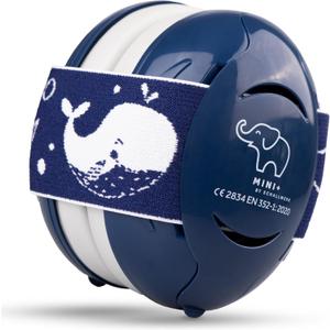 Schallwerk  Mini+ Baby Ear Muffs  Infant Noise Cancelling Headphones, Toddler Ear Protection, Baby Headphones for Noise (Ocean Blue)