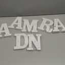 Ramadan Decorations, Letter Sign LED Lights Battery Powered, Light Up Home Table Decor Hanging Decorations Indoor Outdoor