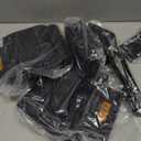 6 PCS Tool Belt for Men, 31 Pockets and Loops, 600D Denier Fabric Carpenter Electrician Framing Tool Belt, Durable Premium Tool Rig, 36-49In, Black,