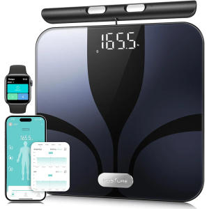 Posture Scale for Body Weight and Fat, Digital Bathroom Scale BMI Weighing Bluetooth Body Fat Scale, 8 Electrode Smart Body Fat Scale, Full Body Composition Analyzer with Voice Prompt