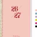 Monthly Planner 2026-2027, 18 Months Calendar Planner 2026-2027, Runs from July 2026 - December 2027, 7" x 10", Perfect for School Office Home Planning - Pink